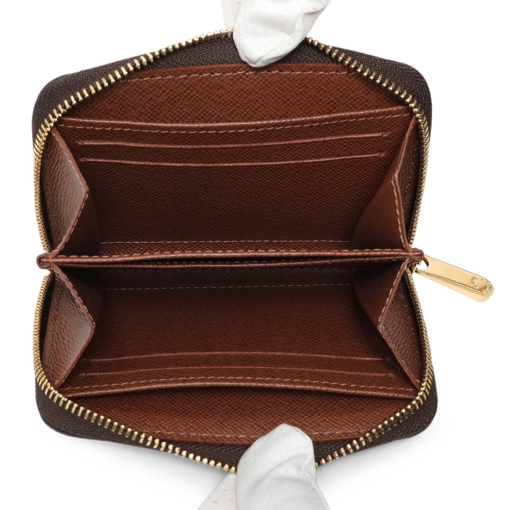 Exclusive Louis Vuitton Monogram Zippy Coin Purse — Top View