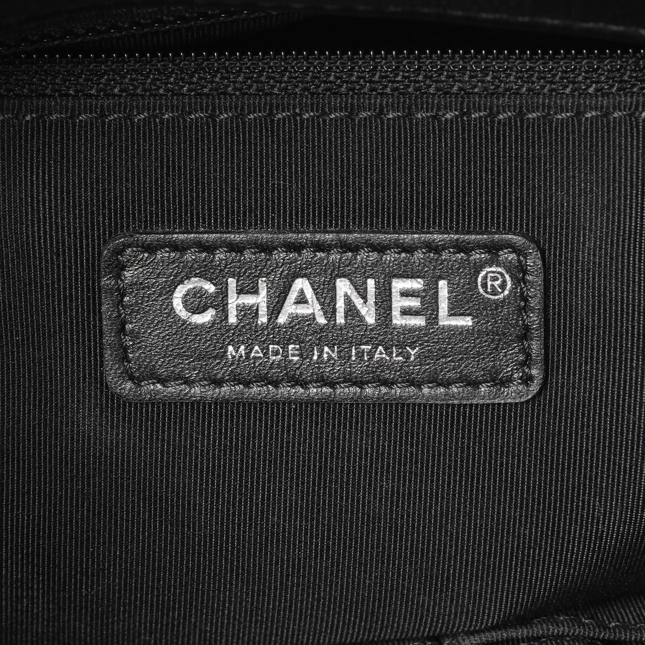 Exclusive Chanel Metallic Crumpled Goatskin Quilted Medium Gabrielle Hobo — Detail View