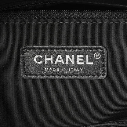 Exclusive Chanel Metallic Crumpled Goatskin Quilted Medium Gabrielle Hobo — Detail View