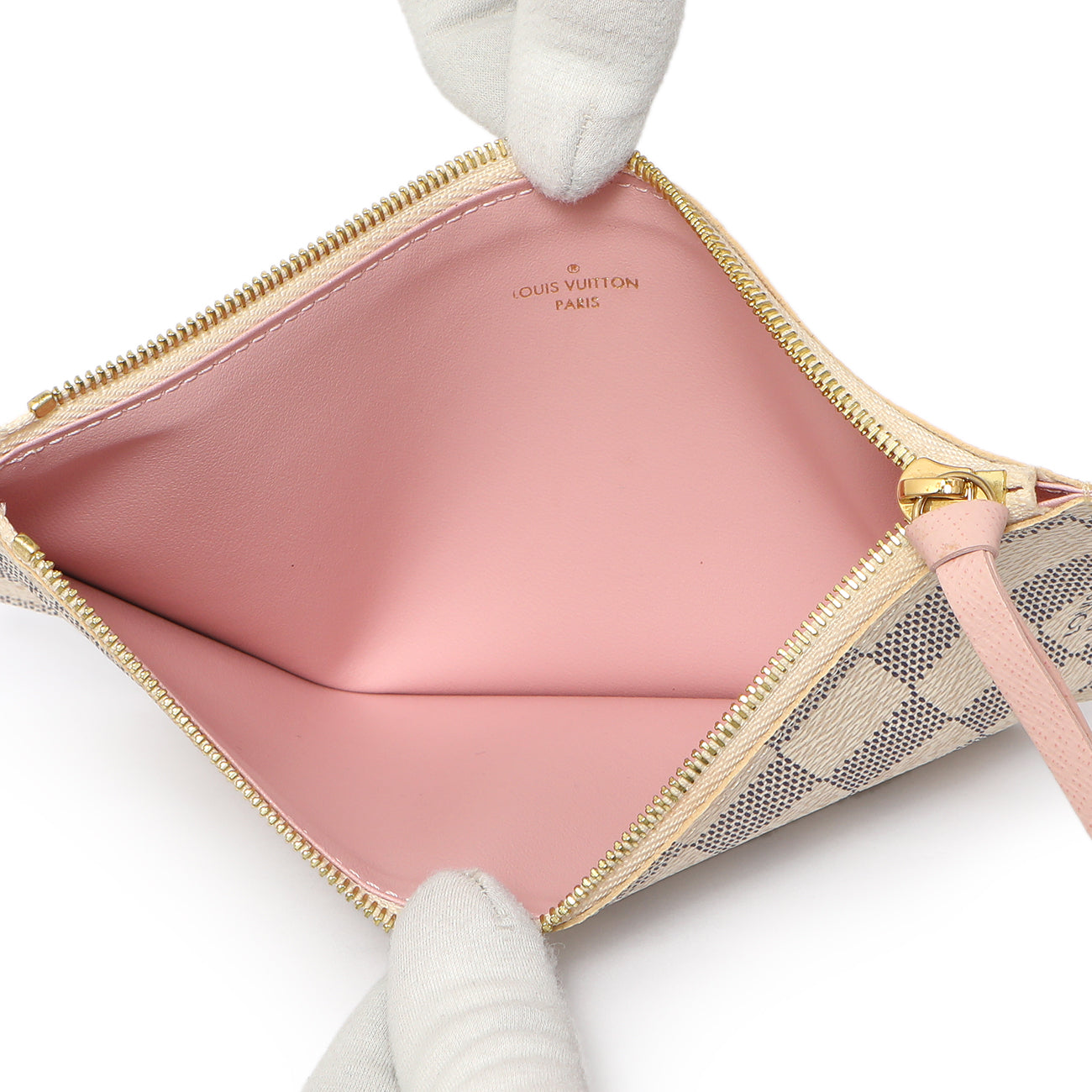 Exclusive Louis Vuitton Damier Azur Pochette Felicie — Alternate View 12