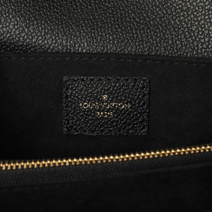 Exclusive Louis Vuitton Black Empreinte Pochette Metis East West — Detail View