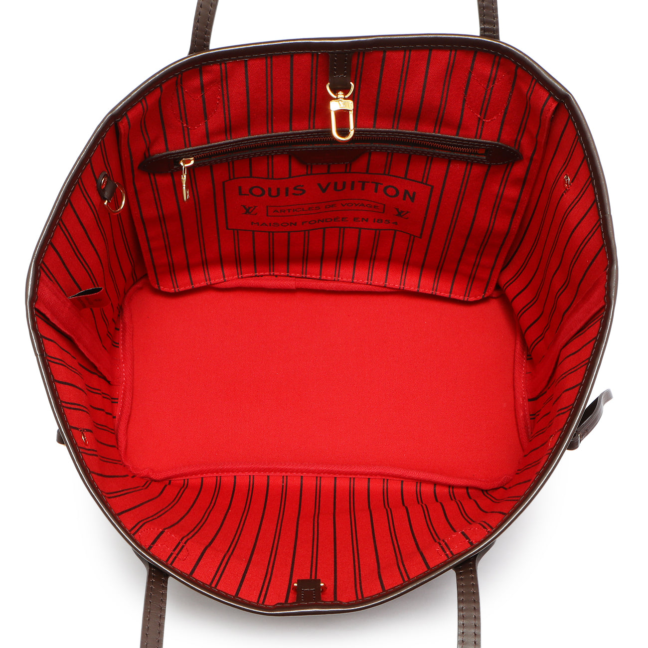 Exclusive Louis Vuitton Damier Ebene Neverfull MM — Alternate View 8