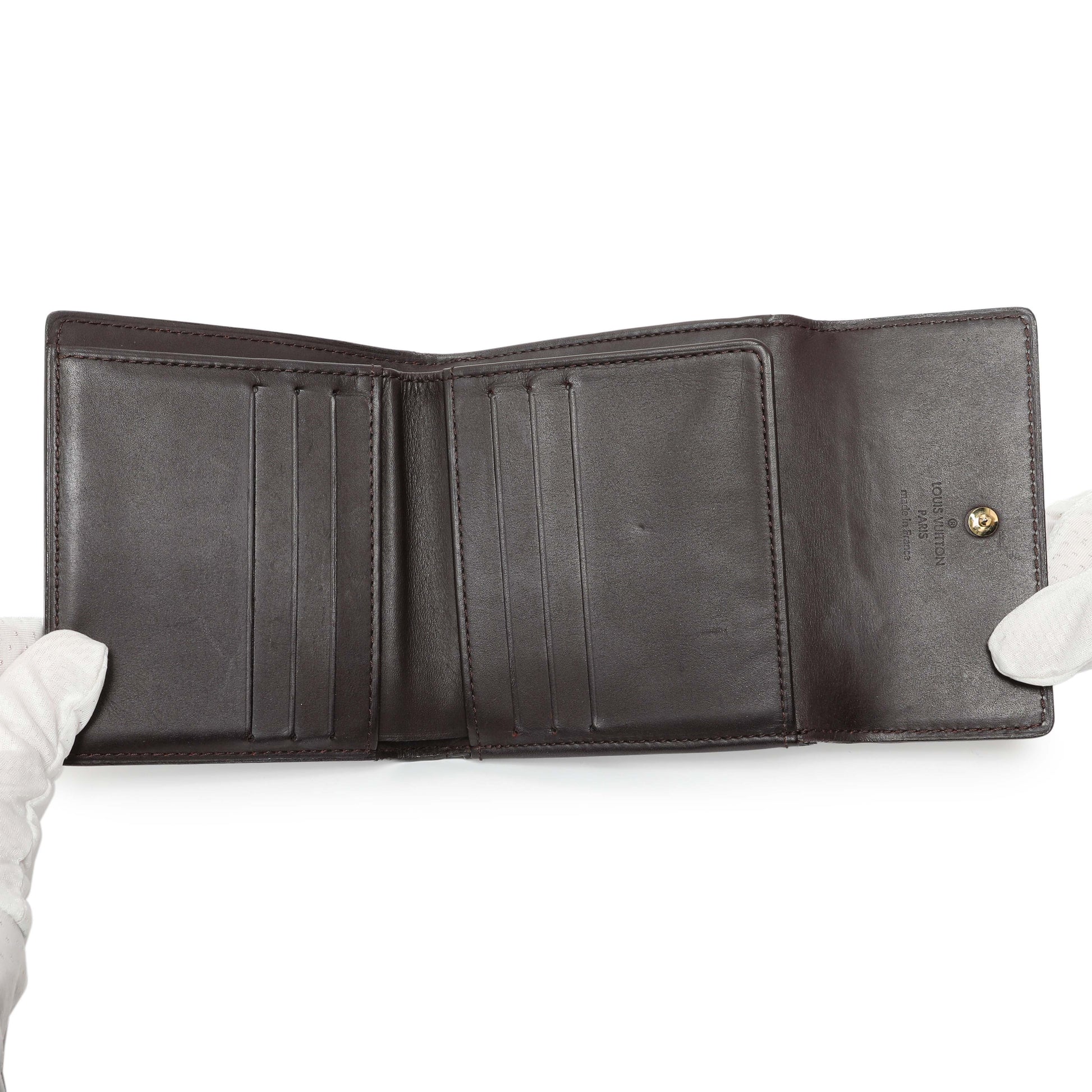 Exclusive Louis Vuitton Amarante Vernis Elise Wallet — Top View