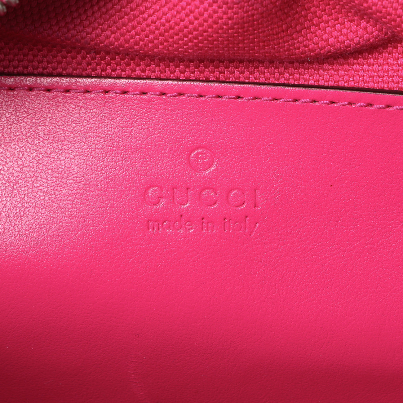 Exclusive Gucci Fuxia Calfskin Marmont Chain Bag — Alternate View 9