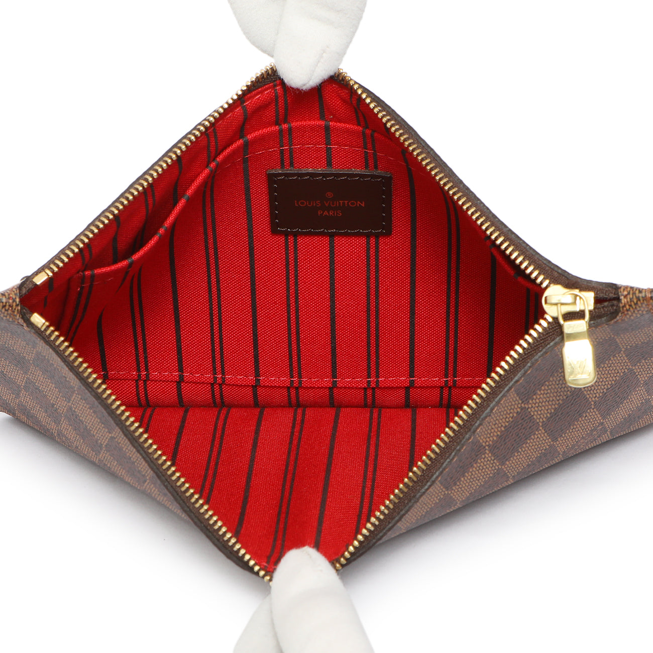 Exclusive Louis Vuitton Damier Ebene Neverfull MM — Alternate View 14