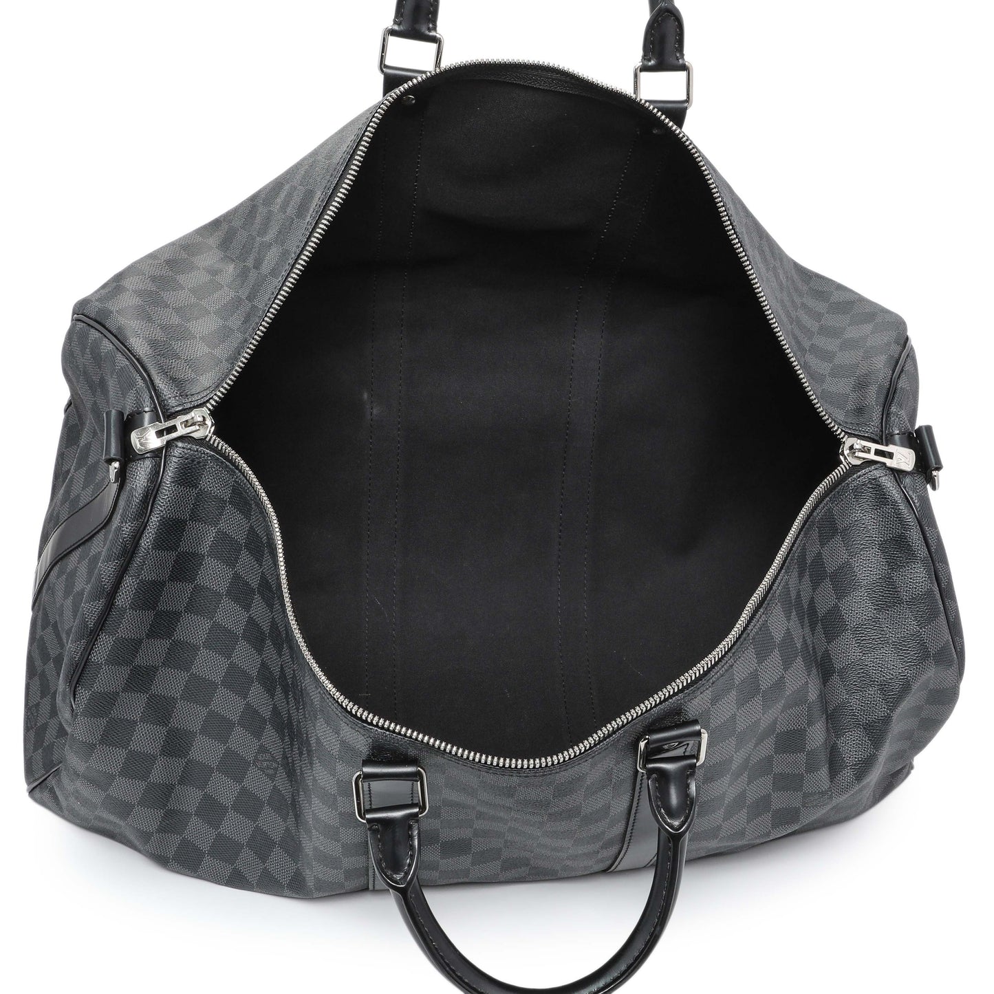 Exclusive Louis Vuitton Damier Graphite Keepall Bandouliere 55 — Alternate View 8