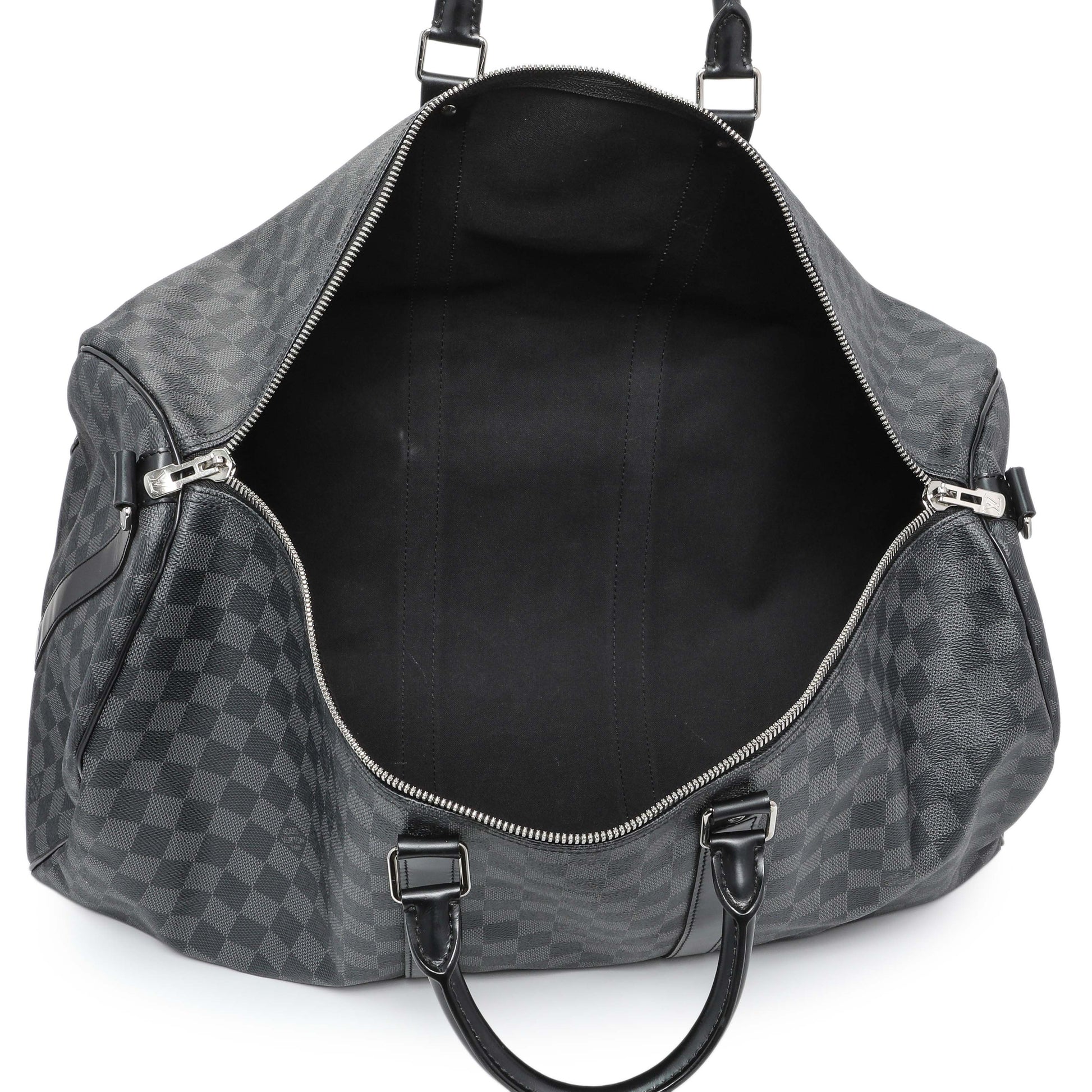 Exclusive Louis Vuitton Damier Graphite Keepall Bandouliere 55 — Alternate View 8