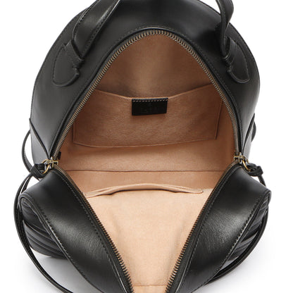 Exclusive Gucci Black Calfskin Matelasse GG Marmont Backpack — Top View