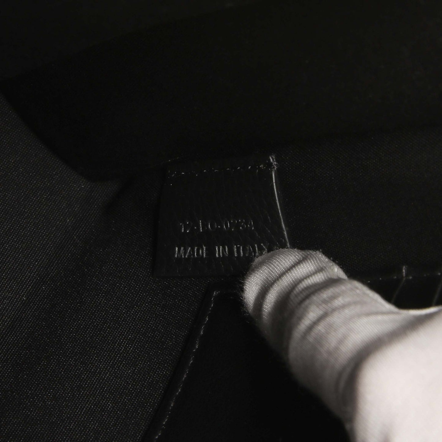 Exclusive Christian Dior Black Oblique A5 Triangle Pouch — Lifestyle View