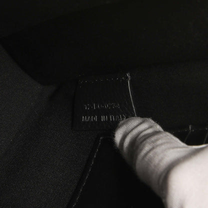 Exclusive Christian Dior Black Oblique A5 Triangle Pouch — Lifestyle View