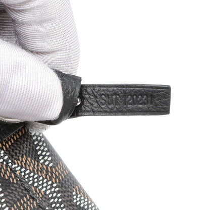 Exclusive Goyard Black Goyardine Reversible Mini Anjou — Lifestyle View