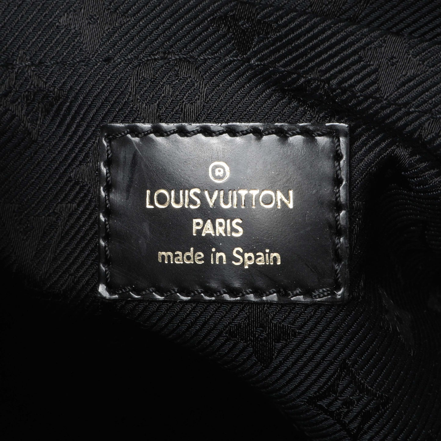 Exclusive Louis Vuitton Grey Suede Stamped Alligator Embossed Havane Bowler PM — Detail View