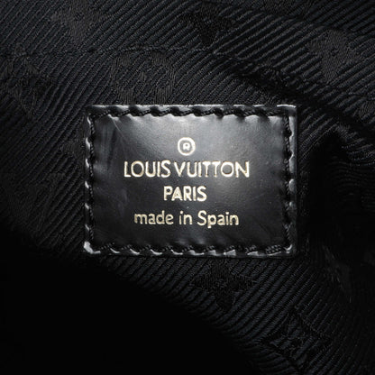 Exclusive Louis Vuitton Grey Suede Stamped Alligator Embossed Havane Bowler PM — Detail View