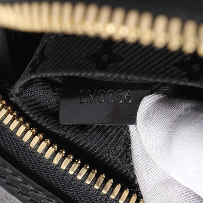 Exclusive Louis Vuitton Grey Suede Stamped Alligator Embossed Havane Bowler PM — Lifestyle View