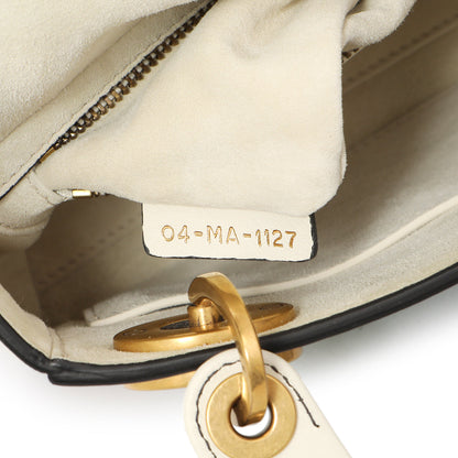 Exclusive Christian Dior White Calfskin Niki De Saint Phalle Mini Supple Lady Dior — Lifestyle View