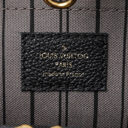 Exclusive Louis Vuitton Black Empreinte Montaigne MM — Detail View