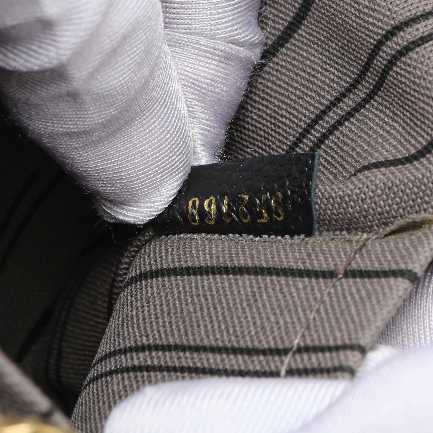 Exclusive Louis Vuitton Black Empreinte Montaigne MM — Lifestyle View