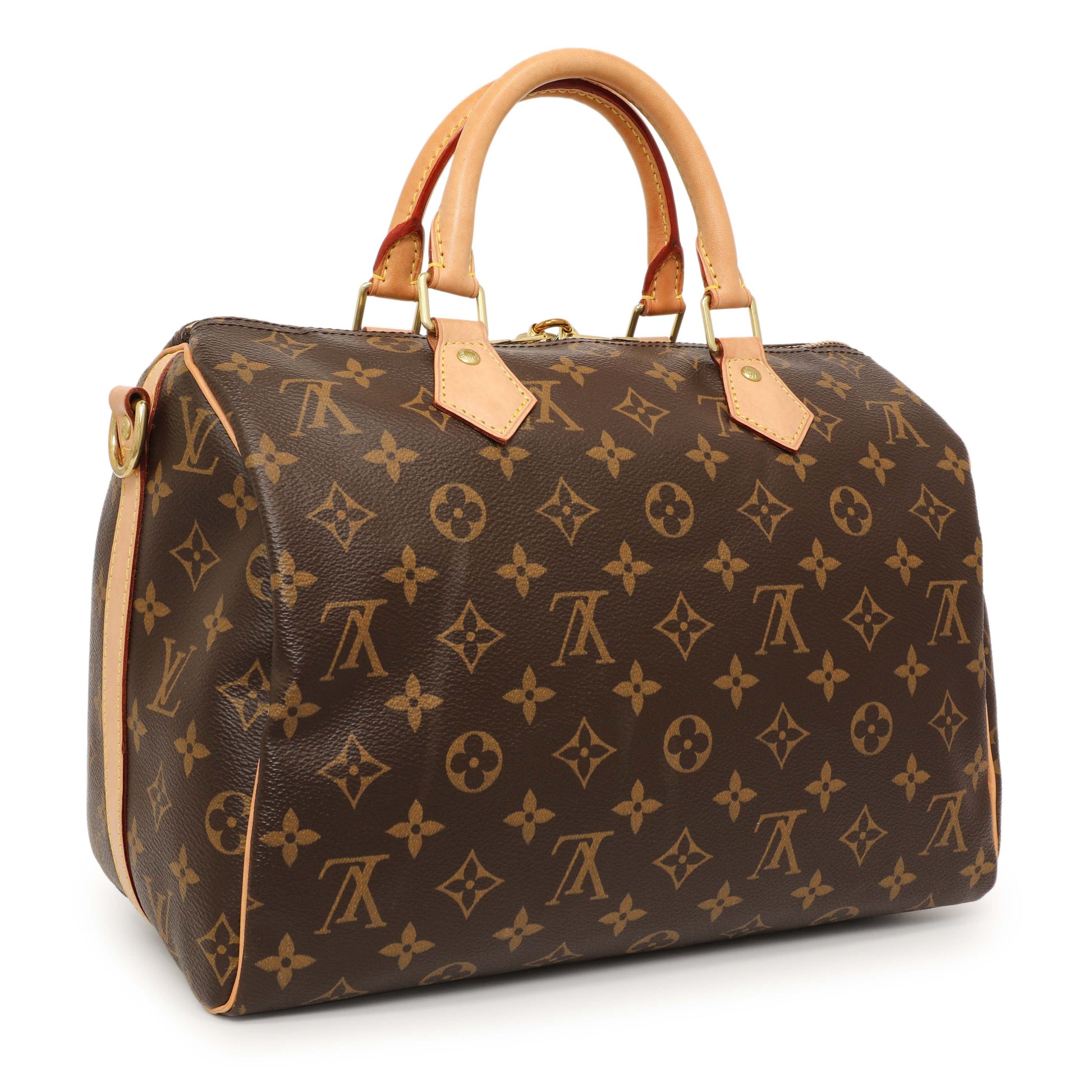 Exclusive Louis Vuitton Monogram Speedy 30 Bandouliere — Side View