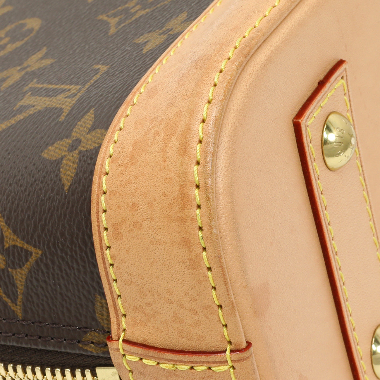 Exclusive Louis Vuitton Monogram Alma BB — Top View