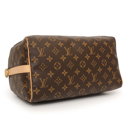 Exclusive Louis Vuitton Monogram Speedy 30 Bandouliere — Back View