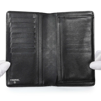 Exclusive Chanel Black Calfskin Wild Stitch Wallet — Alternate View 12