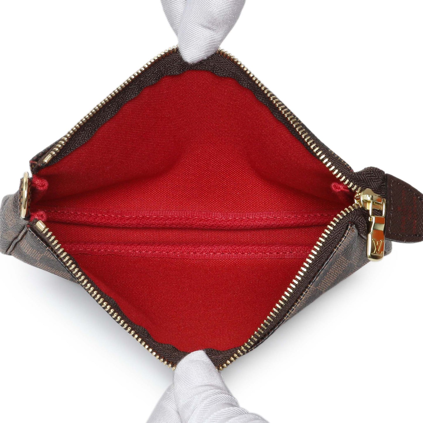Exclusive Louis Vuitton Damier Ebene Marais Bucket 23 — Alternate View 7