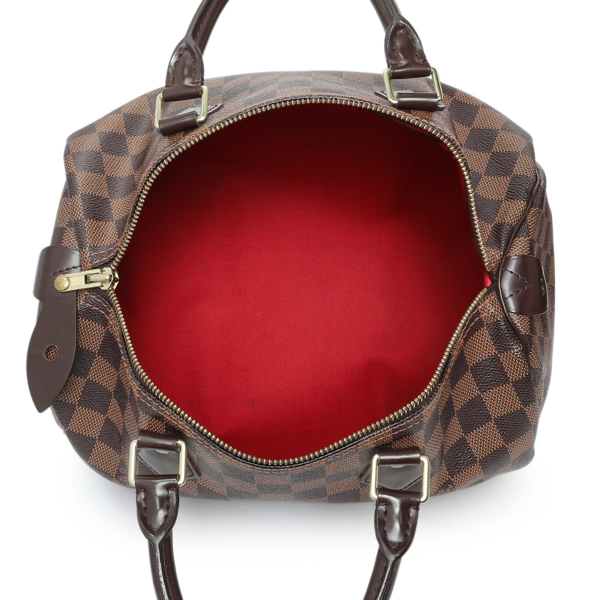 Exclusive Louis Vuitton Damier Ebene Speedy 30 — Alternate View 8