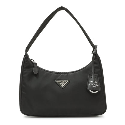 Exclusive Prada Black Re-Nylon Mini Re-Edition 2000 — Front View
