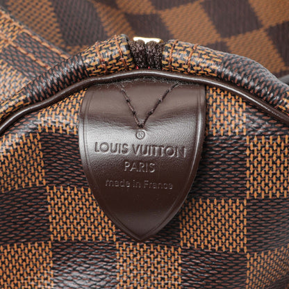 Exclusive Louis Vuitton Damier Ebene Speedy 30 — Alternate View 9