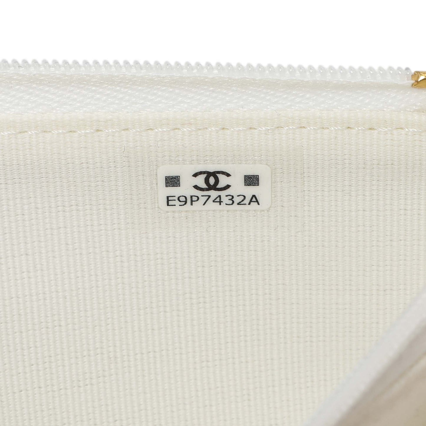Exclusive Chanel White Quilted Caviar Camellia Chain Flap — Alternate View 11