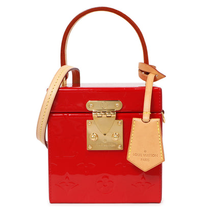 Exclusive Louis Vuitton Cerise Vernis Bleecker Box — Front View