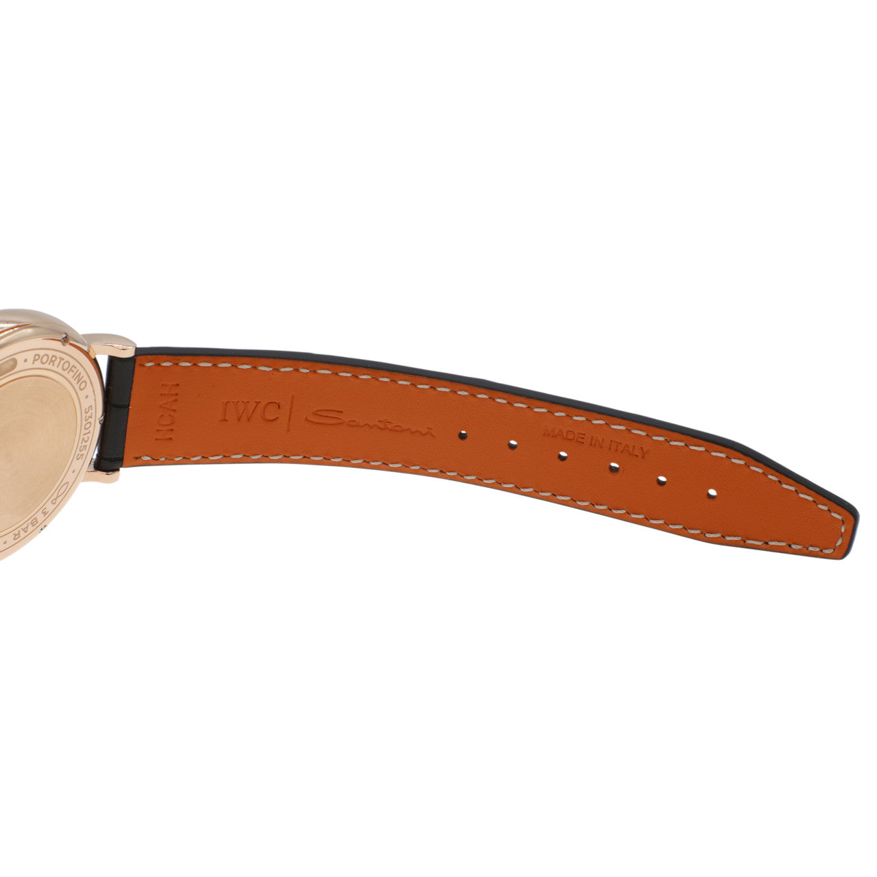 Exclusive IWC 18K Rose Gold Portofino 37 Automatic Watch IW458106 — Detail View