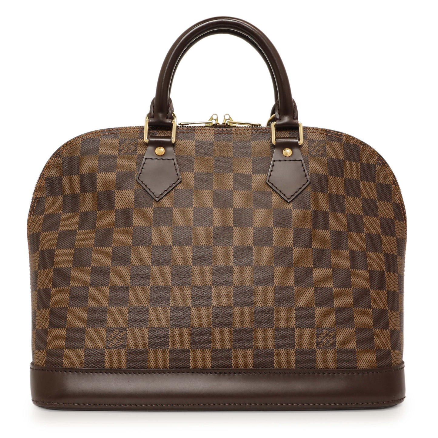 Exclusive Louis Vuitton Damier Ebene Alma PM — Front View