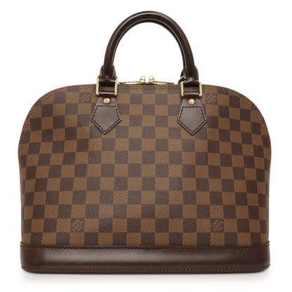 Exclusive Louis Vuitton Damier Ebene Alma PM — Front View