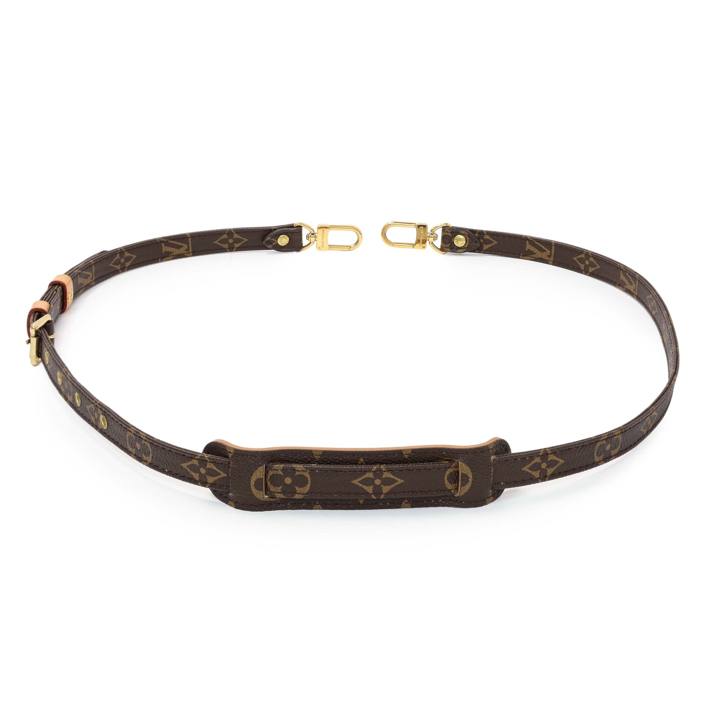 Exclusive Louis Vuitton Monogram 16mm Adjustable Shoulder Strap — Side View