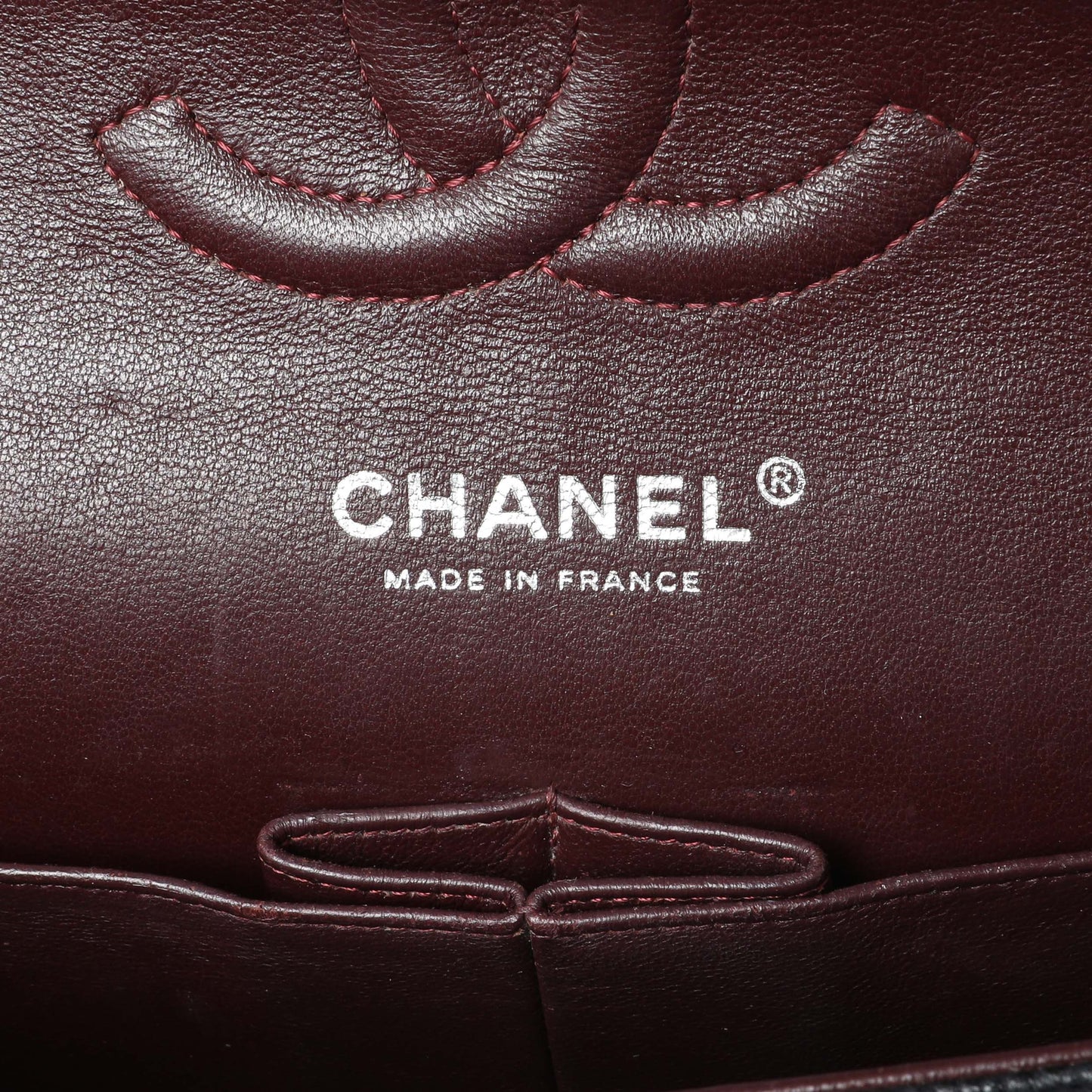 Exclusive Chanel Black Quilted Caviar Medium Classic Double Flap — Alternate View 9