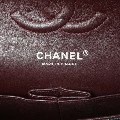 Exclusive Chanel Black Quilted Caviar Medium Classic Double Flap — Alternate View 9