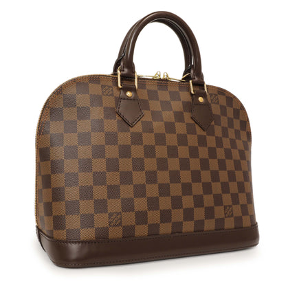 Exclusive Louis Vuitton Damier Ebene Alma PM — Side View