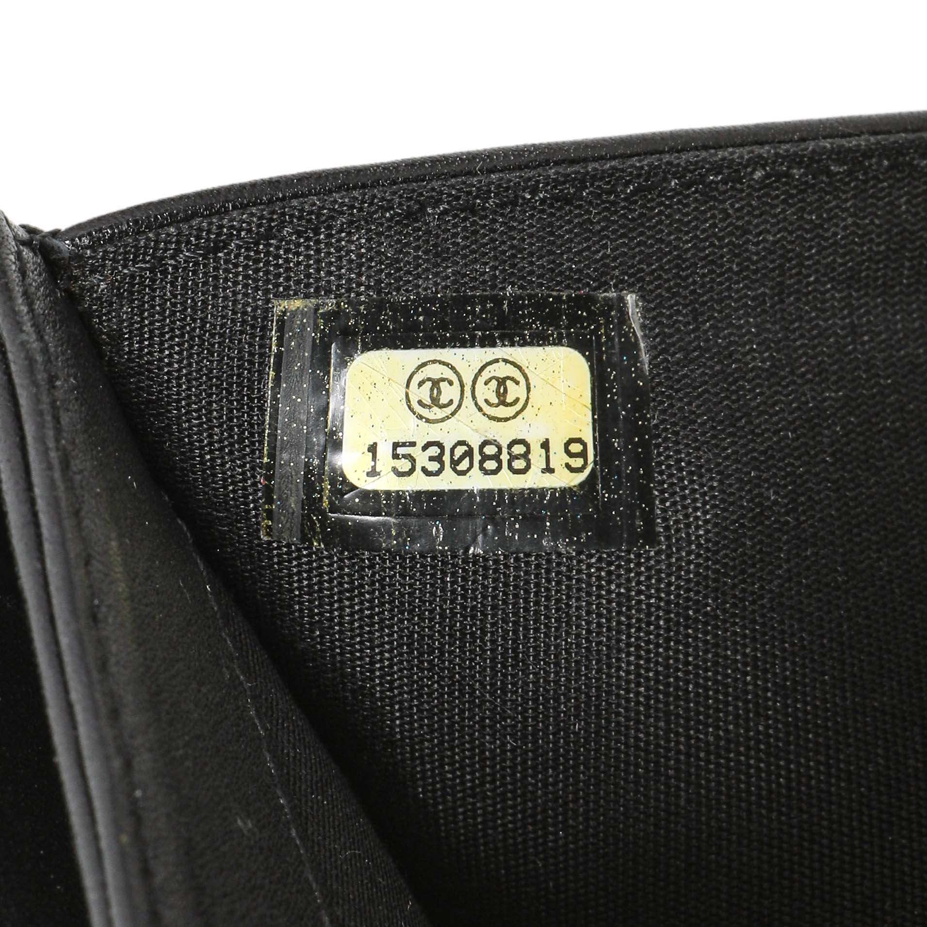 Exclusive Chanel Black Caviar Timeless CC Compact Wallet — Alternate View 10