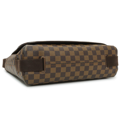 Exclusive Louis Vuttion Damier Ebene Brooklyn GM — Back View