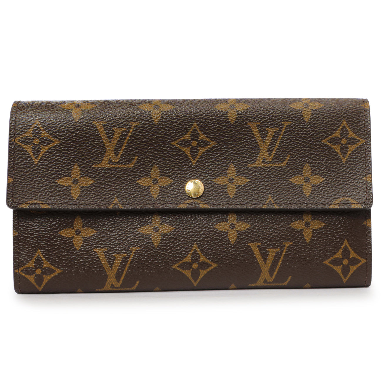 Exclusive Louis Vuitton Monogram Sarah Wallet — Front View