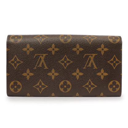 Exclusive Louis Vuitton Monogram Sarah Wallet — Side View