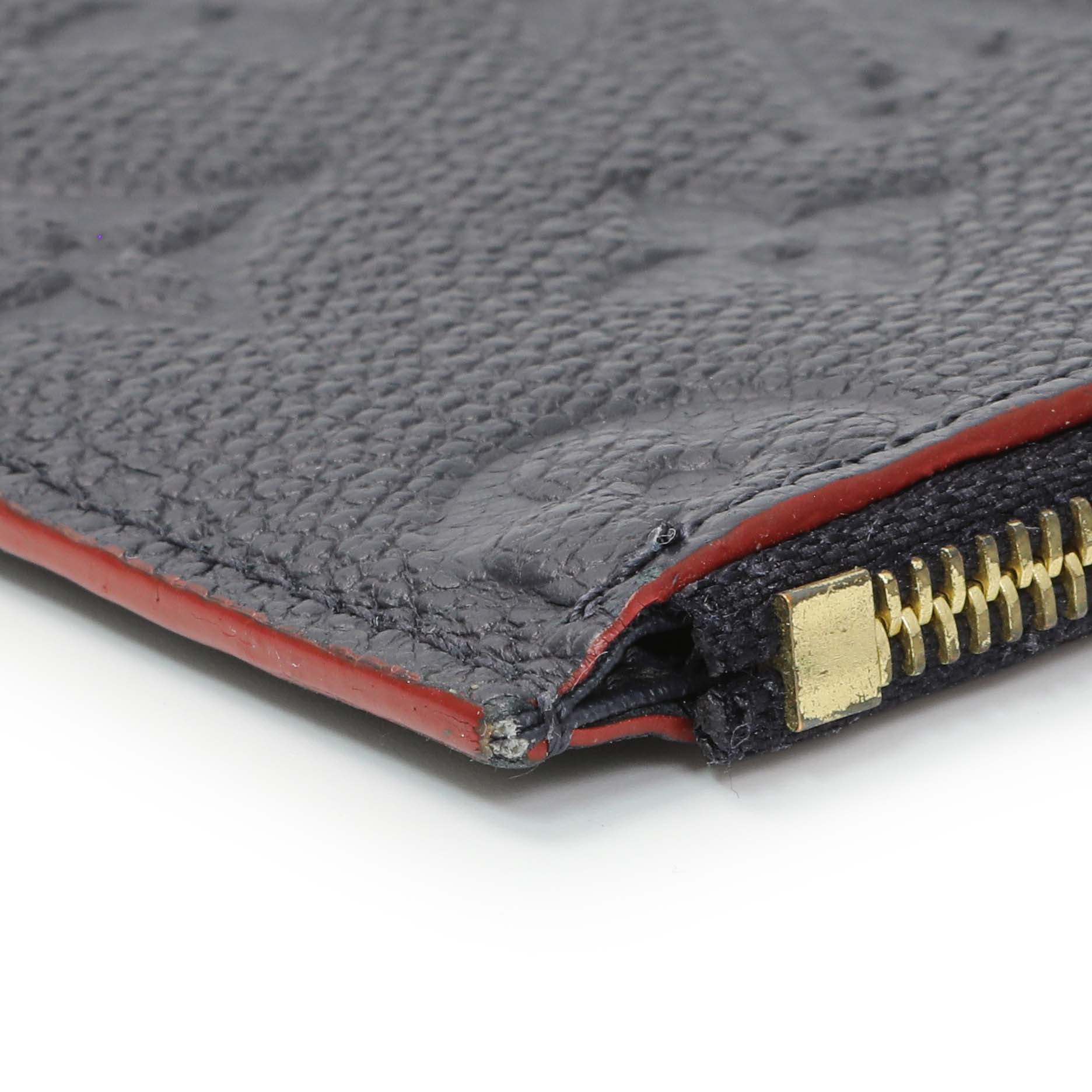 Exclusive Louis Vuitton Marine Rouge Empreinte Felicie Pochette — Lifestyle View