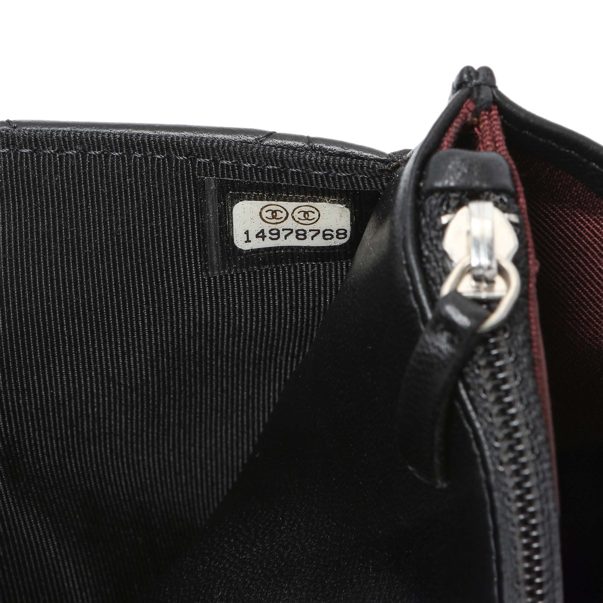 Exclusive Chanel Black Quilted Lambskin Wallet on Chain — Alternate View 7