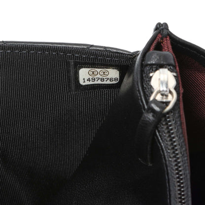 Exclusive Chanel Black Quilted Lambskin Wallet on Chain — Alternate View 7