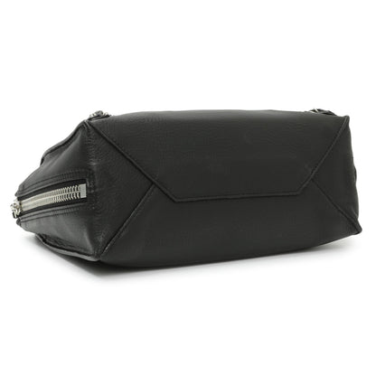 Exclusive Balenciaga Black Calfskin Mini Papier A4 Tote — Back View
