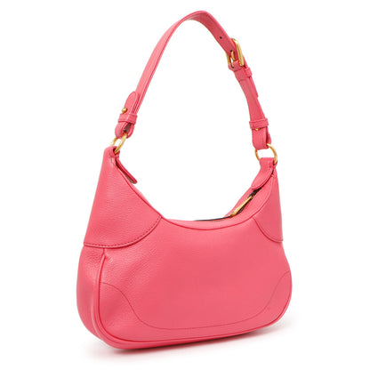 Exclusive Gucci Pink Goatskin Small Aphrodite Shoulder Bag — Back View
