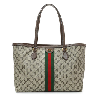 Exclusive Gucci GG Supreme Monogram Medium Ophidia Shopping Tote — Front View