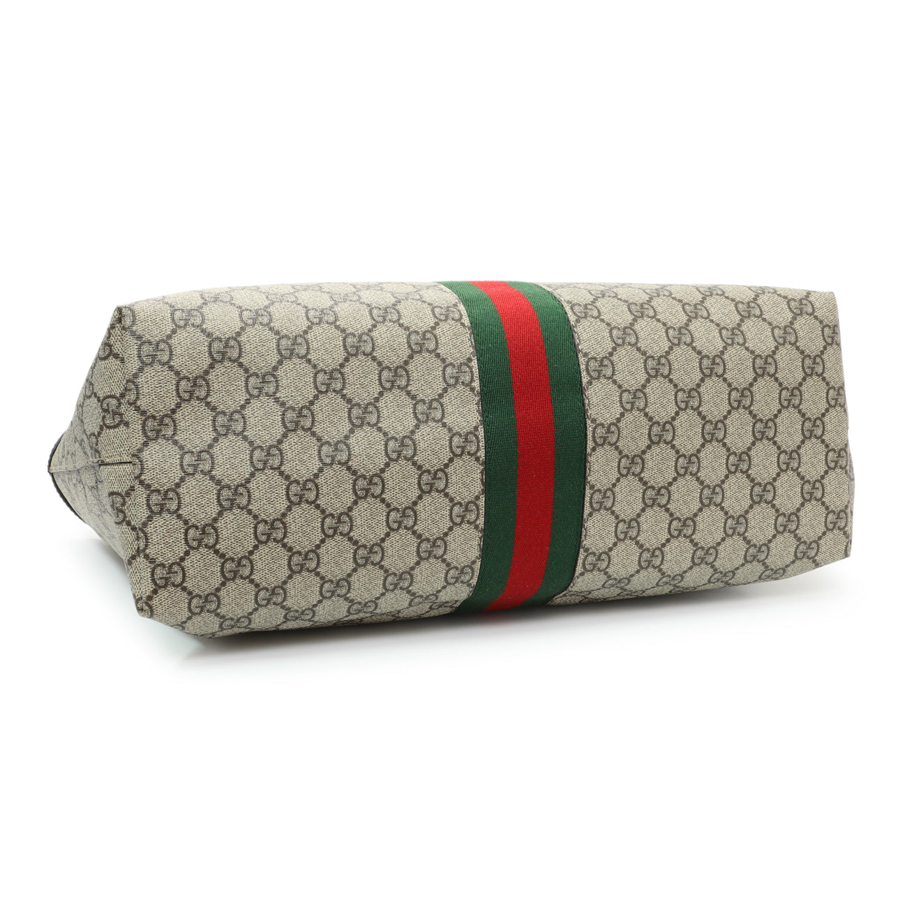 Exclusive Gucci GG Supreme Monogram Medium Ophidia Shopping Tote — Back View