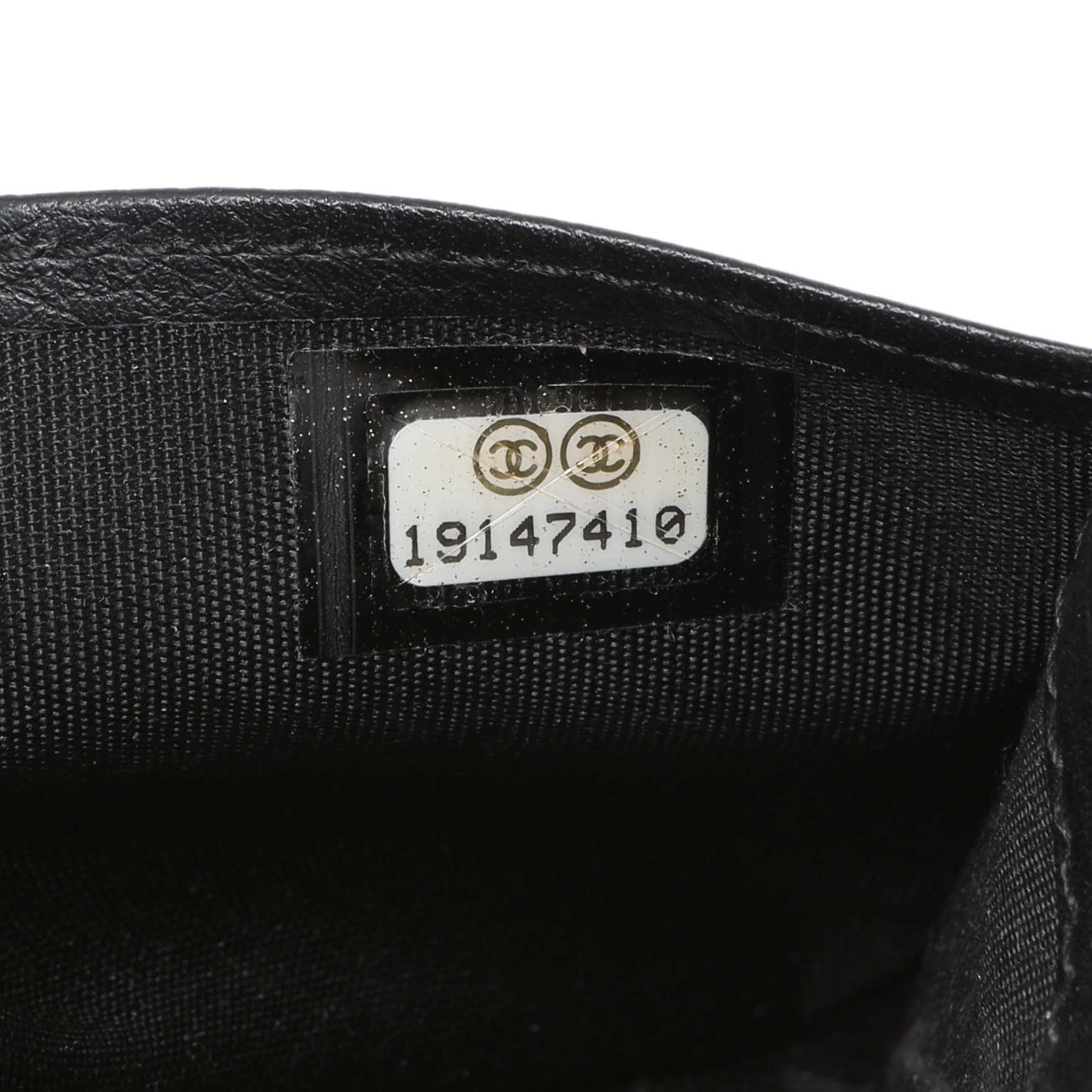 Exclusive Chanel Black Calfskin Wild Stitch Wallet — Alternate View 14